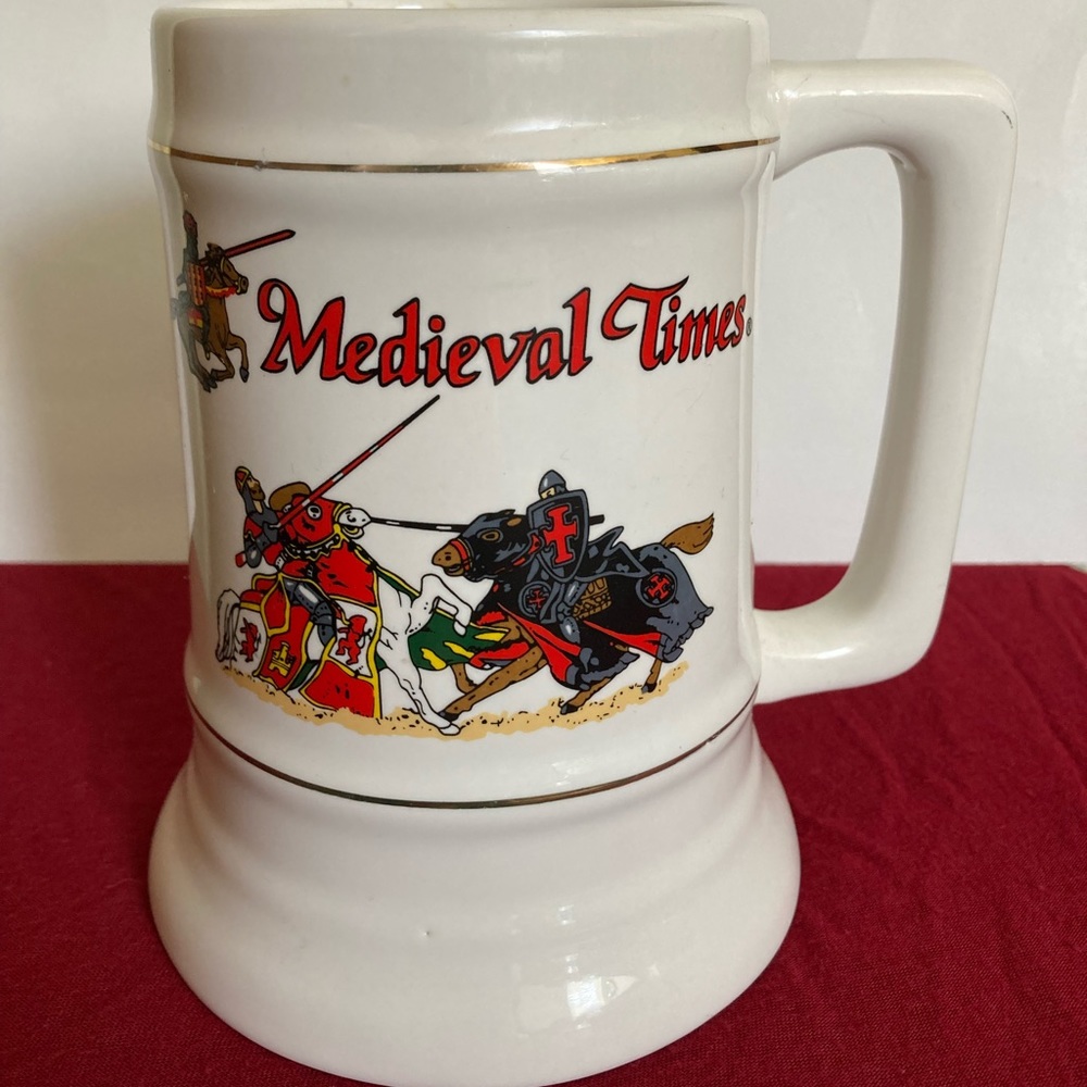 Vintage Medieval Times Collectible Stein